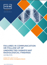 Failures In Communication Or Follow-Up Of Unexpected Significant Radiological Findings